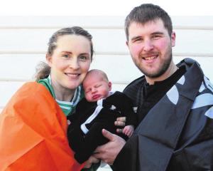 Invercargill couple Ceara Dennison and Guy Barnsdale are excited about the prospect of watching ...