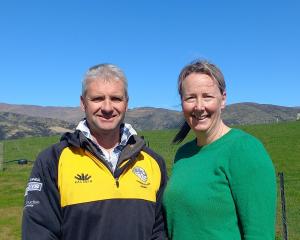 Stu and Sarah Jamieson, managers of Lake McKay Station, near Wanaka. PHOTO: SALLY RAE