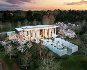 The modern take on a classical house on 138 Whites Road, Ohoka, just out of Christchurch, is...