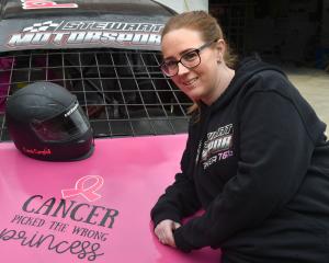 Dunedin resident Cassandra Campbell is once again competing in speedway racing after a major...