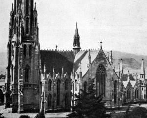 The First Church, Presbyterian, on Bell Hill, Dunedin near the site of the original first church....