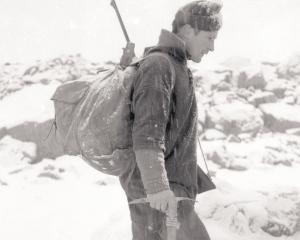 Frank Erceg kitted out for a climb in the early 1960s. Photo: Finding Frank