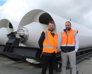 Environment Southland integrated catchment general manger Paul Hulse (left) and Building...