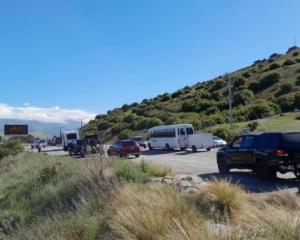 The crash closed the Lindis Pass on State Highway 8 for much of the day.&nbsp;Photo: Ruby Shaw