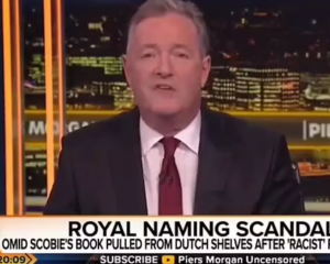 Piers Morgan says naming the alleged royals involved in the scandal will allow people in the UK...