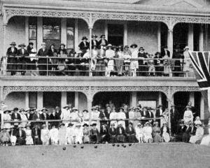 Opening of the Otago Ladies' Bowling Club, Dunedin. Otago Witness, 27.11.1923
