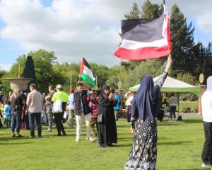 Southlanders gathered at Invercargill’s Gala St reserve for a vigil for peace in Palestine last...