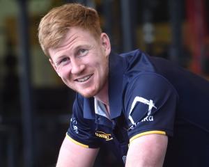 Rhys Patchell is delighted to be with the Highlanders. PHOTOS: PETER MCINTOSH