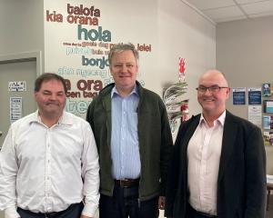 Servants Health Centre in central Dunedin is preparing to farewell volunteer doctors (from left)...