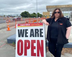 Tinwald Supervalue owner Gaylene Thompson says the roadworks along State Highway 1 are having a...