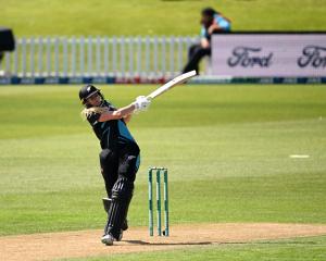 Hannah Rowe’s innings of 33 from 24 was one of the few highlights for New Zealand during game two...
