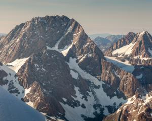 The pair got into difficulty overnight on Malte Brun, in Aoraki/Mt Cook National Park. Photo:...