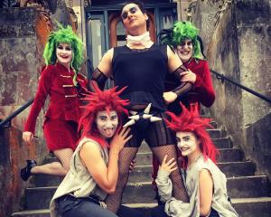 The cast of last year’s Naughty Christmas Horror Ball (clockwise from top left) Anna Langford,...