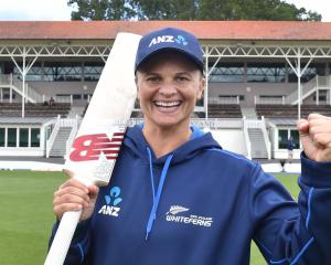 Suzie Bates, pictured at the University Oval, which will be renamed Suzie Bates Oval for the...