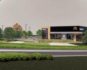 Artist’s impression of the proposed Wanaka McDonald’s. Photo: supplied