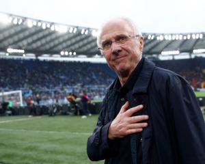  Sven-Goran Eriksson at a match between SS Lazio and AS Roma  in Rome last year. Photo: Matteo...