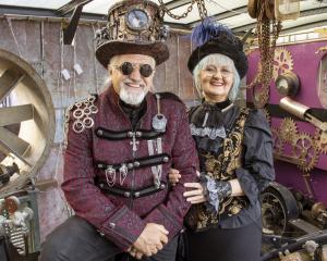 Sir Gideon Steamcrank (Carl Yates) and Duchess Saphirra Citrine (Yvonne Yates) are preparing for...