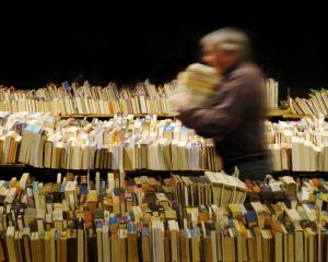 Part 1 of 'Invisible Ink' begins at the Regent Book Sale. Photo: Craig Baxter