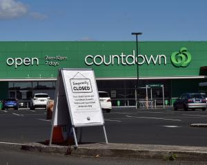 Countdown Dunedin South is closed until a rat issue within the store is resolved. PHOTO: GREGOR...