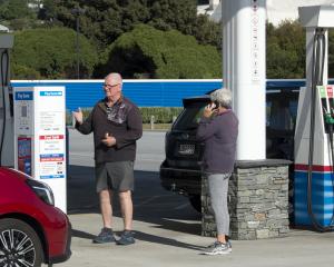 Dunedin motorists unsuccessfully attempt to buy petrol at the NPD station in Anderson’s Bay Rd...