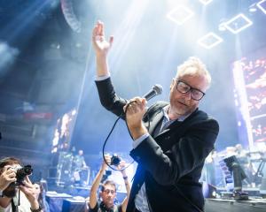 Matt Berninger, of The National, performs in Madrid last year. Photo: Getty Images