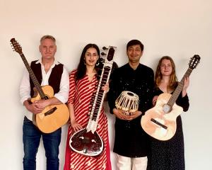 In India meets Ireland, father daughter duos perform together (from left) Jon Sanders, Sargam...