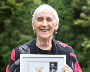 Lois Muir was inducted into the Netball New Zealand hall of fame on Saturday. PHOTO: PETER MCINTOSH