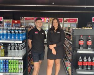 New grocery store proprietors Riley White and Mackenzie Brownlee, of Wānaka. PHOTO: SUPPLIED&nbsp;