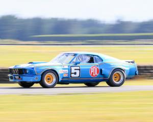 Steve Ross in his PDL 1 Mustang proved hard to beat in the classic saloon races. PHOTOS: VANESSA...