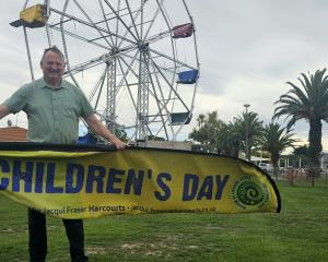 Children’s Day committee chairman Russell Hendry gets ready for another edition of the long...
