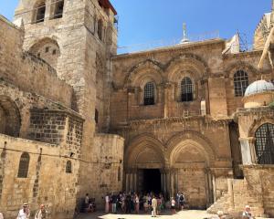 Jerusalem's Church of the Holy Sepulchre, considered to contain the site of Jesus’ death and...