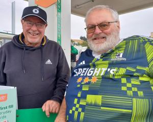 Stephen (left) and Chris Rawson have sold their popular fuel business in 
Oamaru. PHOTO: SALLY RAE