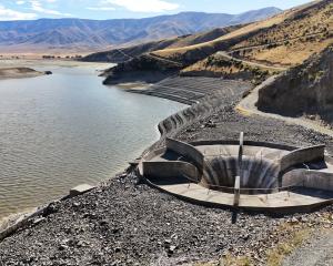 At the moment Falls Dam is around empty, shown here at 1%. PHOTO: STEPHEN JAQUIERY