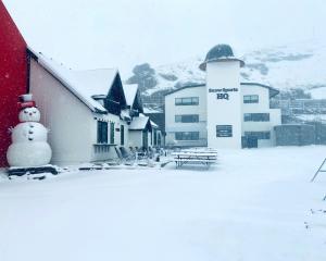 Cardrona Alpine Resort had its first snow of 2024 yesterday. LAURA HEDLEY/CARDRONA ALPINE RESORT