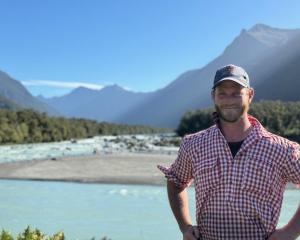 Federated Farmers meat and wool vice chairman Simon Cameron and his partner Courtney Landreth...