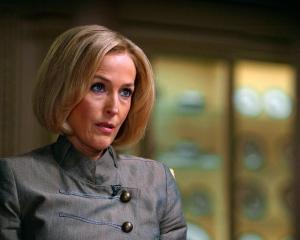 Gillian Anderson plays broadcaster Emily Maitlas in Scoop.