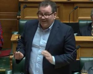 Grant Robertson delivers his final speech to Parliament. PHOTO: PARLIAMENT TV