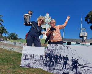 South Canterbury Museum educators Ruth Gardiner (left) and Keely Kroening have embraced Cplay as...