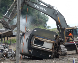Twenty-seven of the 53 Auckland train carriages dumped in Taumarunui will be scrapped over the...