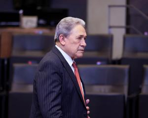 Winston Peters at the NATO Foreign Affairs Ministers' meeting in Brussels this week. Photo: Reuters 