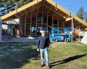 Bruce Kearney is looking forward to opening Rangiora High School’s new whare. Photo: North...