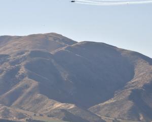 The RNZAF Black Falcons at Warbirds over Wanaka at Easter. PHOTO: OTAGO DAILY TIMES/OTAGO IMAGES