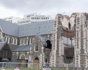 The cathedral was severely damaged in the 2011 earthquake. Photo: Star News
