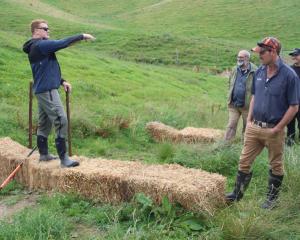 Listening to Land &amp; Water Science earth scientist Clint Rissmann speak about using straw...