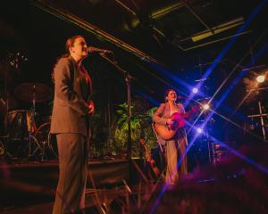 Maegan (left) and Nicola Mitchell of Gore are finalists in the Aotearoa Music Award’s best...