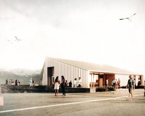 An artist’s impression of a restaurant on Kaikōura’s Wakatu Quay. Image: Supplied by Kaikōura...