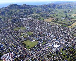 An aerial view of Mosgiel. PHOTO: STEPHEN JAQUIERY