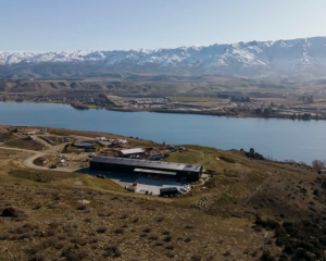 The distillery operates on the shores of Lake Dunstan. Photo: supplied 