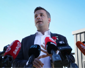 Associate Education Minister David Seymour speaks to media about cutting regulations in the...