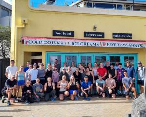 Social Striders gathered for a Saturday run. Photo: Supplied.